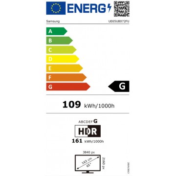 Samsung Smart Τηλεόραση 65" 4K UHD LED UE65U8072F HDR (2025) Samsung Smart Τηλεόραση 65" 4K UHD LED UE65U8072F HDR (2025)